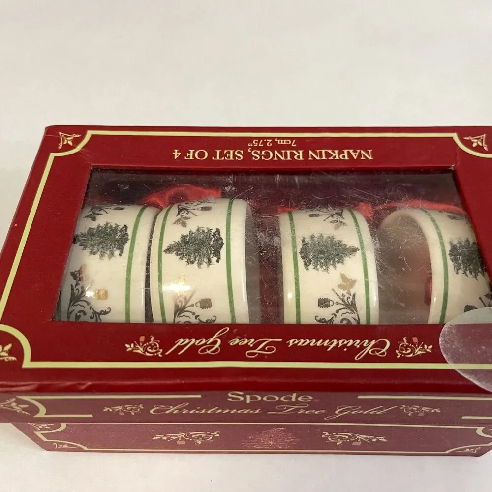 Spode napkin rings